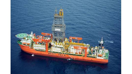 Illustration/West Vela drillship (Credit: Seadrill)
