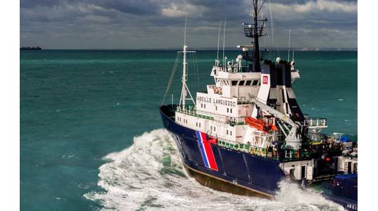 File image of a Bourbon offshore support vessel underway. CREDIT: Bourbon