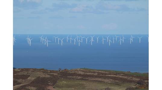 Data from RWE Innogy’s Rhyl Flats offshore windfarm will be included within the project, alongside additional data from planned and operating windfarms in Liverpool Bay and the East Irish Sea (image courtesy of CGG).