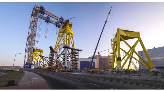 Jacket foundation for an offshore wind turbine / Image: Mike Mareen - AdobeStock