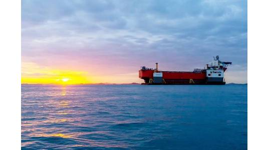 Johan Castberg Sailaway from Singapore at Dawn for Norway - ©Sembcorp Marine
 
