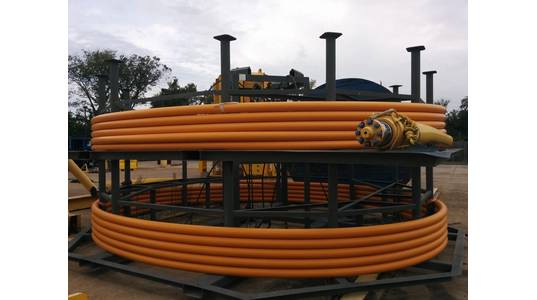 A TCP Jumper being prepared by Airborne Oil & Gas for deployment in West Africa (Photo: Airborne Oil & Gas)