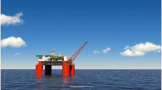 Kaskida FPU (Credit: Exmar Offshore)
