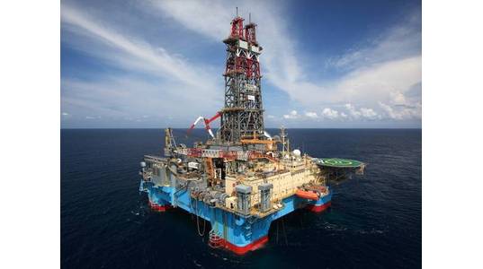 Kawa-1 well was drilled using the Maersk Discoverer semi-submersible drilling rig, owned by Maersk Drilling ©Maersk Drilling
