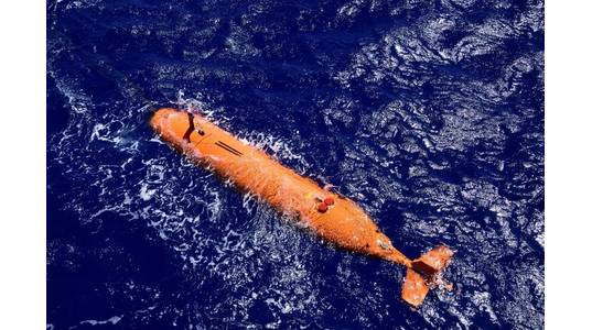 Kongsberg Hugin 1000 AUV - (Photo from the press release)