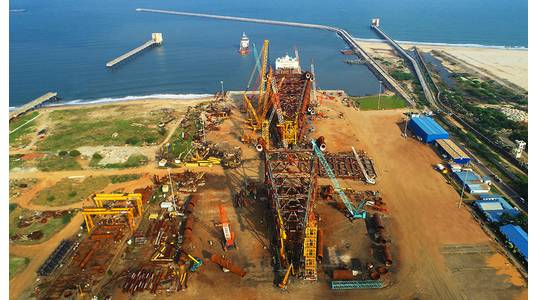 A Larsen & Toubro fabrication yard -©L&T