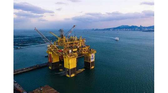 Lingshui 17-2 platform - Image Credit: ABS
