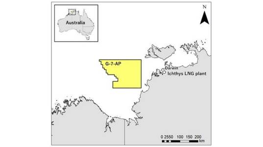 Location of Block G-7-AP (Credit: Inpex Corporation)