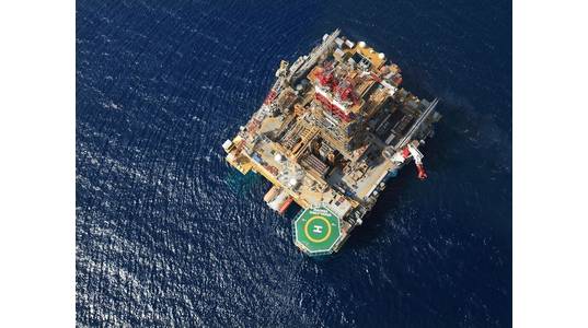A Maersk Drilling semi-submersible drilling rig - Credit: Maersk Drilling