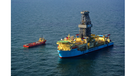 Maersk Drilling's Maersk Valiant Drillship was recently used by TotalEnergies and APA to make an oil discovery offshore Suriname - Credit; Maersk Drilling (File Photo)
