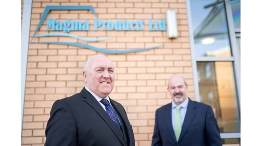 Magma Products managing director Phil Tweedy (left) and chairman Paul Rushton (Photo: Magma Products)