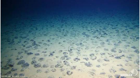 The manganese nodule-covered plains of the central Pacific Photo: ROV team, GEOMAR (CC BY 4.0)
