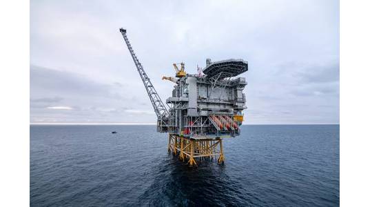 Martin Linge platform: Image by Jan Arne Wold / Woldcam - Copyright: Equinor