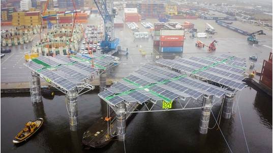 Merganser offshore solar platform (Credit: SolarDuck)