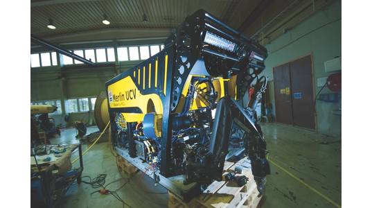 The Merlin UCV at IKM’s facility in Bryne, near Stavanger, Norway. (Photo: IKM Subsea)