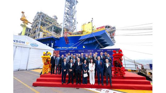 Naming ceremony for FPSO Maria Quitéria (Credit: Yinson Production)