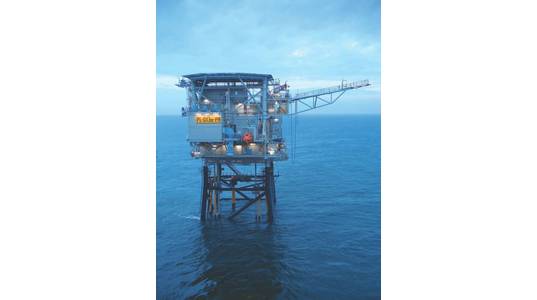 Neptune Energy’s Q13a platform, set to be home to a hydrogen production facility under the pilot project. (Photo: Neptune Energy)