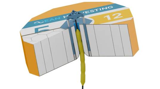 Ocean Harvesting Technology’s wave energy buoy (Credit: Ocean Harvesting Technology)