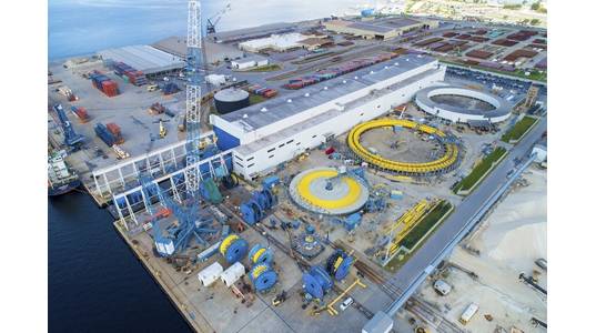 Oceaneering's umbilicals facility in Panama City, Fla. (Photo courtesy: Oceaneering)