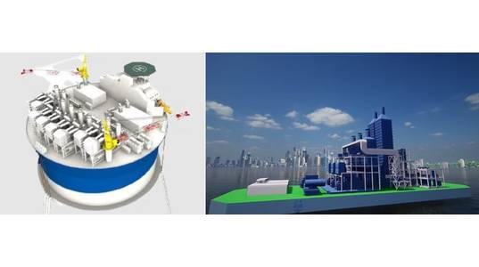 Ocean-Power's offshore power hub concept (Credit: Ocean-Power)