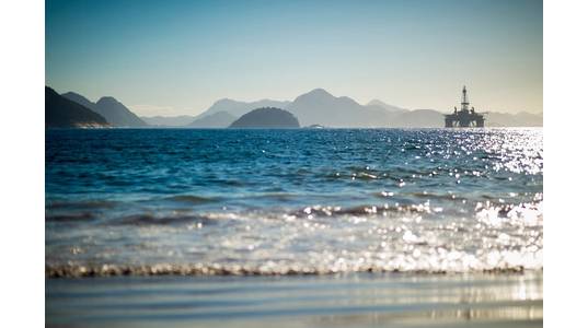 An offshore drilling rig in Brazil - Credit: lazyllama