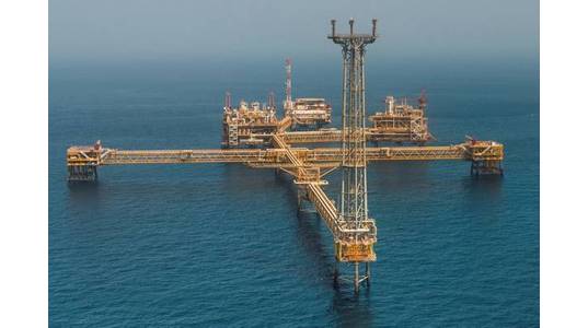 An offshore platform in Qatar - Credit: Qatargas (file photo)