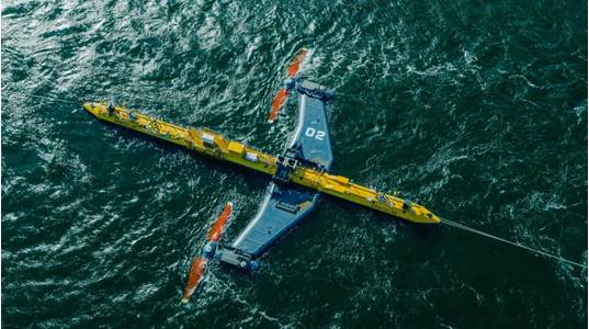 Orbital Marine's O2 tidal energy turbine (Credit: Orbital Marine Power)