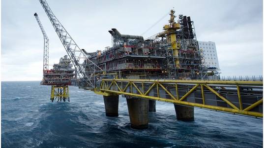 The Oseberg field centre in the North Sea. (Photo: Ole Jørgen Bratland / Equinor ASA)
