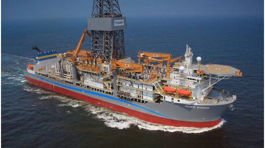 Pacific Khamsin drillship - Image credit: Equinor