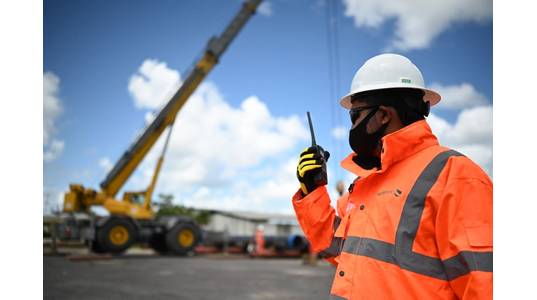 Peterson staff member working at the operations facility in Trinidad and Tobago / Credit: Peterson