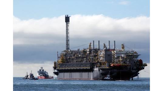 Petrobras started producing from the P-76 FPSO, the third platform in the Búzios Field, in the pre-salt of the Santos Basin, in February 2019 (Photo: Petrobras)