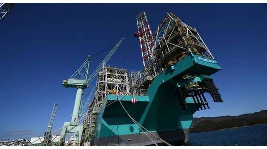 Petronas' recently launched FLNG vessel - For illustration. Credit: Petronas