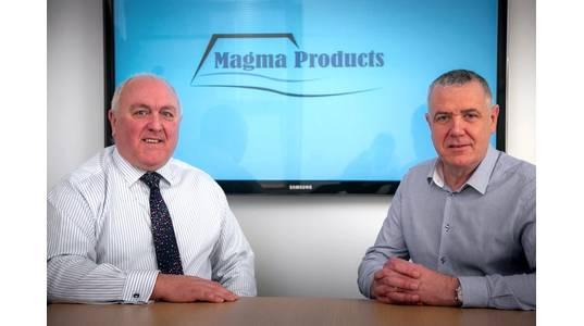 From left, Philip Tweedy, managing director of Magma Products, and Stephen Potts, the newly-appointed shutdown director at Magma Products (Photo: Magma Products)