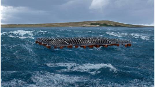 This is what the pilot plant may look like. (Illustration: Moss Maritime)