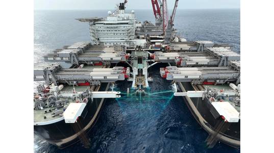 Pipelaying ops for BP's GTA project (Credit: Allseas)