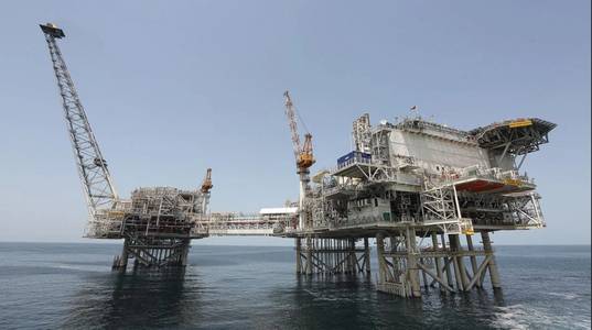 A BP platform in Azerbaijan/Credit:BP