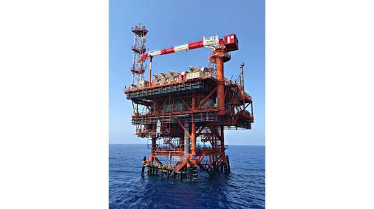 An Eni gas platform in Egypt - Credit: Eni (File image)
