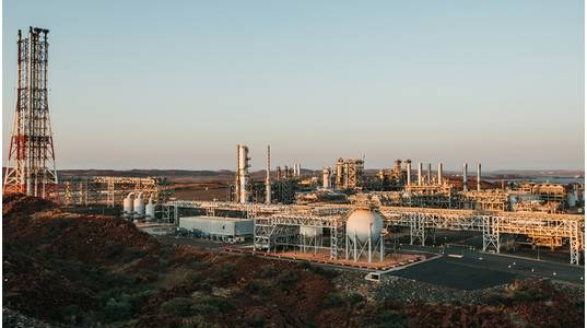 Pluto LNG facility (Credit: Woodside Energy)