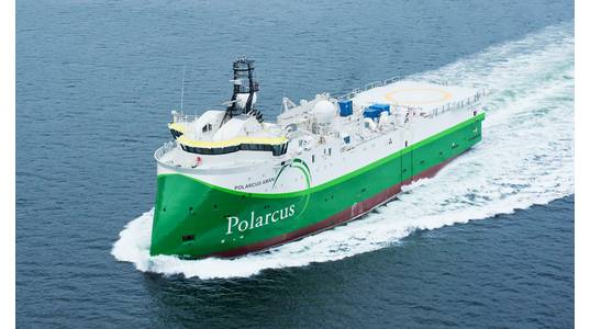 A Polarcus seismic vessel - Credit: Eburlid/Wikimedia - CC BY-SA 3.0