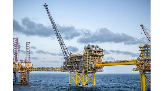 With the power-up achieved, the largest infrastructure project in the Danish North Sea is now one step closer to project end. Once fully operational, Tyra will deliver 2.8 billion cubic meters gas per year  - Credit: TotalEnergies