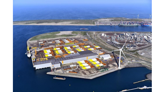 Production and storage location Sif at Maasvlakte 2 Rotterdam, The Netherlands - Credit: Sif - Smulders