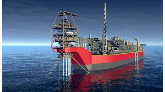 Rendering of the Sangomar Field Development FPSO (Image courtesy of SOFEC)