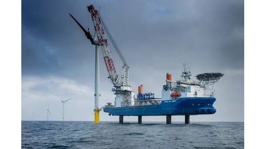 Jan De Nul is responsible for turbine installation at Vesterhav Syd and Vesterhav Nord - Credit: Jan De Nul (File image)
