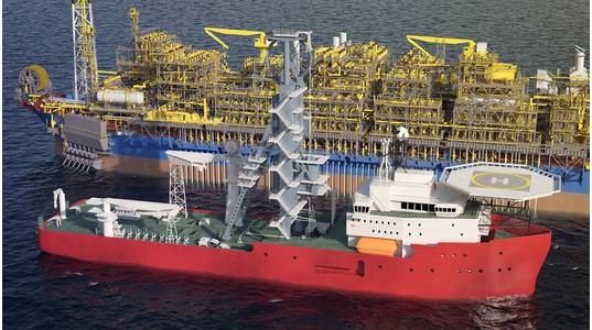 The TCP Riser can be installed quickly by existing flex-lay or reel-lay vessels - Credit: Strohm