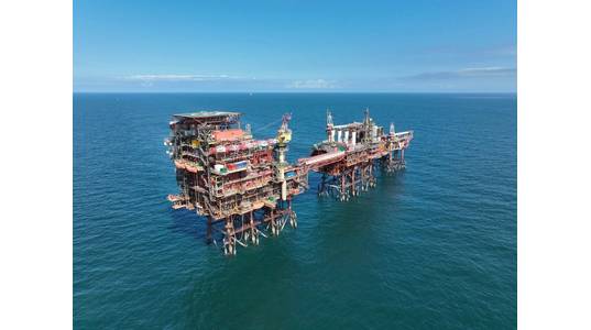 Rough platform (Credit: Centrica Offshore UK)