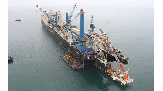 Saipem's Castorone vessel (Credit: Saipem)