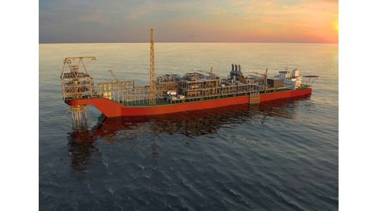 Sangomar FPSO (Artist impression / Source: Woodside