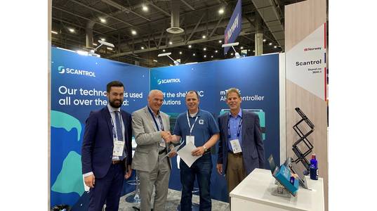 Scantrol AS is pleased to announce a new cooperation with C-LARs LLC, a Texas based manufacturing company, for the supply of control systems including Active Heave Compensation (AHC).  The contract was signed at OTC Houston in early May. Image courtesy Scantrol