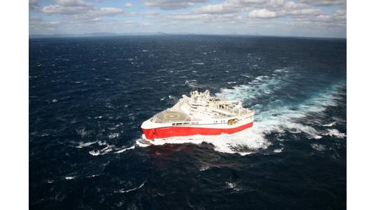 A PGS seismic vessel - Credit: PGS