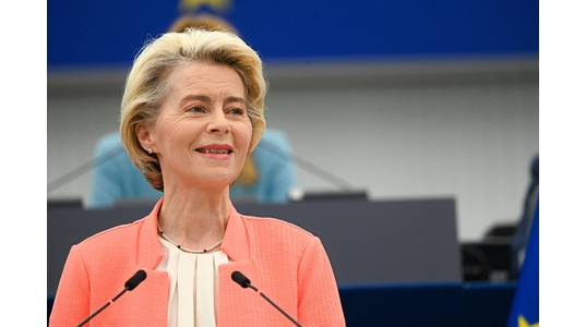 On September 13, 2023, Ursula von der Leyen, President of the European Commission, delivered her fourth State of the Union Address (SOTEU) in front of the Members of the European Parliament in Strasbourg - Photographer: Dati Bendo / ©European Union, 2023